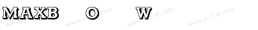 MAXBaerOpti Wide字体转换